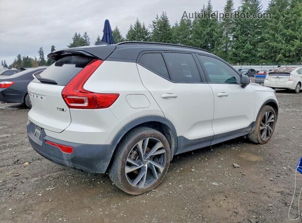YV4162UM2M2396838 2021 VOLVO XC40 White Հետևի աջ