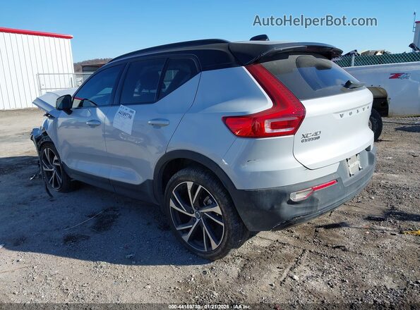 YV4162UM2N2665177 2022 VOLVO XC40 Gray Задня ліва чверть