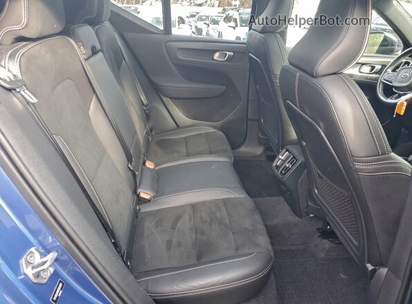 YV4162UM9M2553829 2021 VOLVO XC40 Синий Вид задней части салона