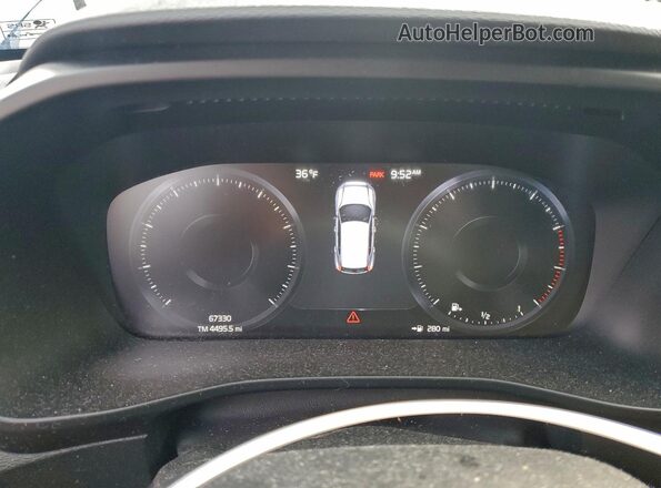 YV4162UM9M2553829 2021 VOLVO XC40 Синий Вид щитка приборов
