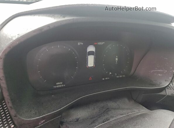 YV4162UMXK2114541 2019 VOLVO XC40 White Вид щитка приладів