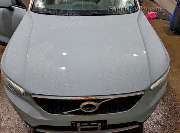 YV4162XZ1K2006963 2019 VOLVO XC40 Blue Вид підкапотного простору