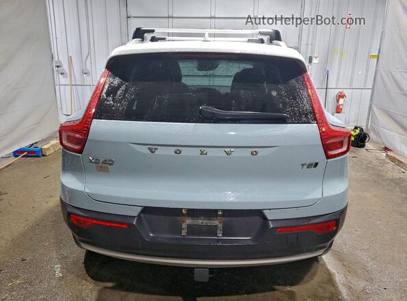 YV4162XZ1K2006963 2019 VOLVO XC40 Blue Вид ззаду