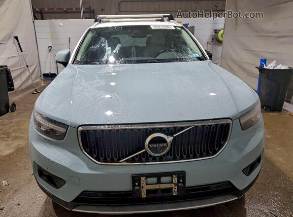 YV4162XZ1K2006963 2019 VOLVO XC40 Blue Вид спереду