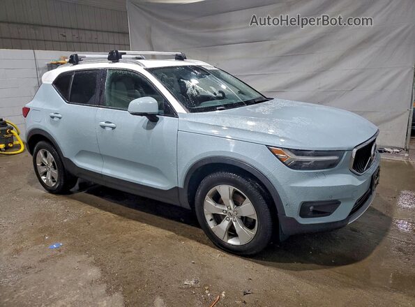 YV4162XZ1K2006963 2019 VOLVO XC40 Blue Передня права чверть