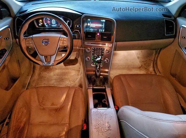 YV440MDK4G2782660 2016 VOLVO XC60 Gray Вид панелі приладів