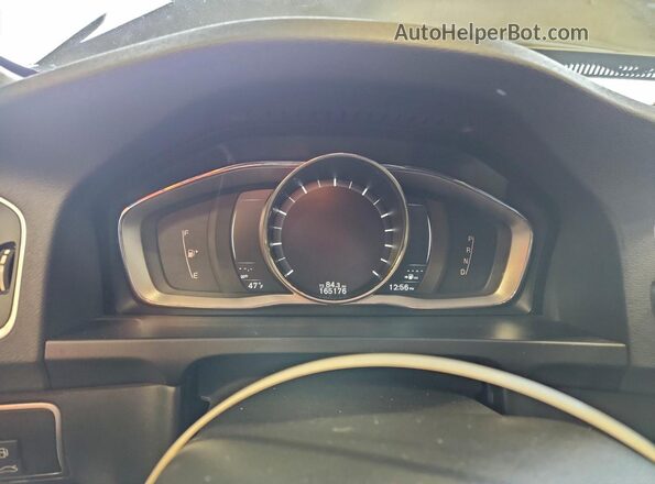 YV440MWK1H1036056 2017 VOLVO V60 Gray Widok zestawu wskaźników