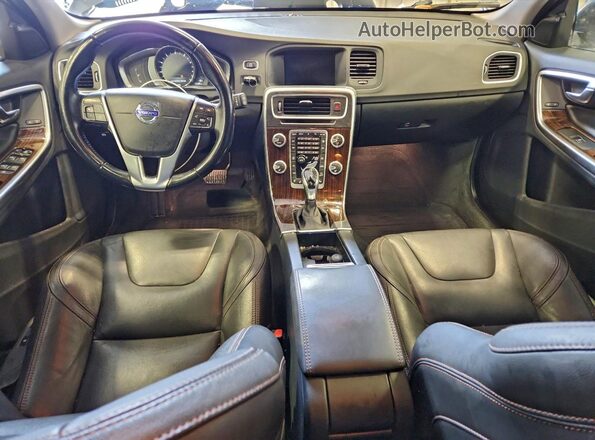 YV440MWK1H1036056 2017 VOLVO V60 Gray Widok deski rozdzielczej