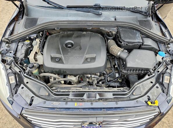 YV449MRK3G2889228 2016 VOLVO XC60 Blue Vista del compartimento del motor