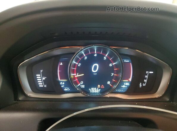 YV4612RKXG2782567 2016 VOLVO XC60 White Vista del cuadro de instrumentos