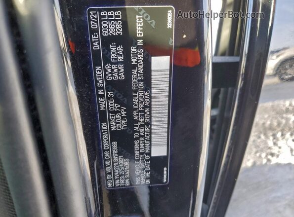 YV4A221L8N1785868 2022 VOLVO XC90 Black 