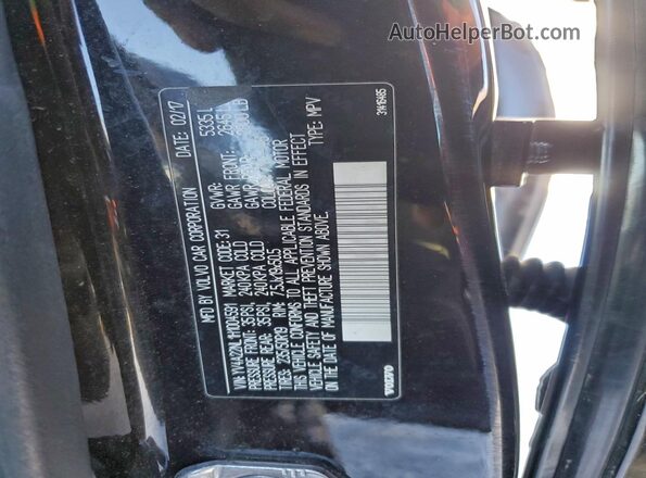 YV4A22NL1H1004591 2017 VOLVO V90 Черный Вид наклейки с VIN-кодом