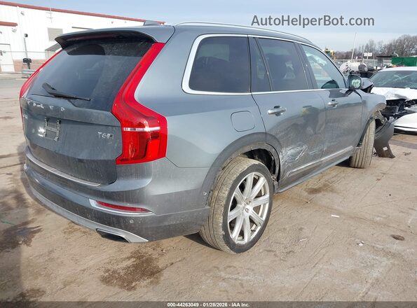 YV4A22PL6J1192706 2018 VOLVO XC90 Серый Задняя правая четверть