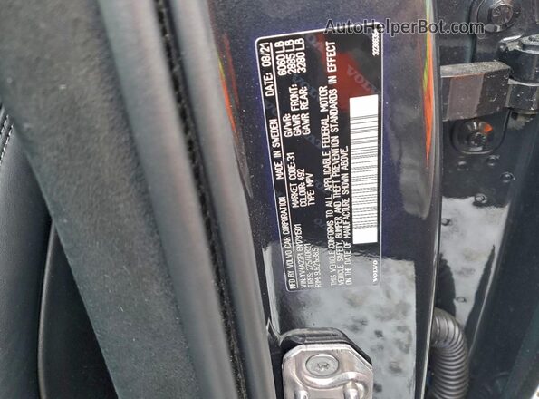 YV4A22PL6N1791501 2022 VOLVO XC90 Gray Панорамний вид салону 360°