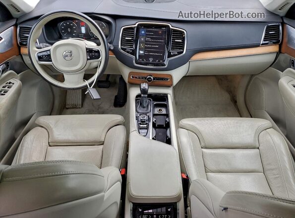 YV4A22PLXG1006657 2016 VOLVO XC90 Silver Առջևի վահանակի տեսք