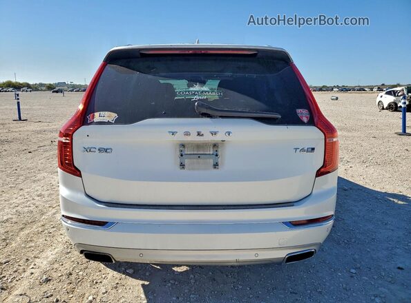YV4A22PLXK1463235 2019 VOLVO XC90 White Вид ззаду