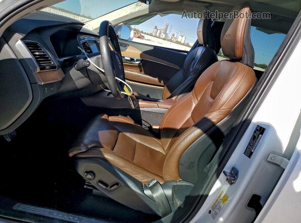 YV4A22PLXK1463235 2019 VOLVO XC90 White Вид салону спереду