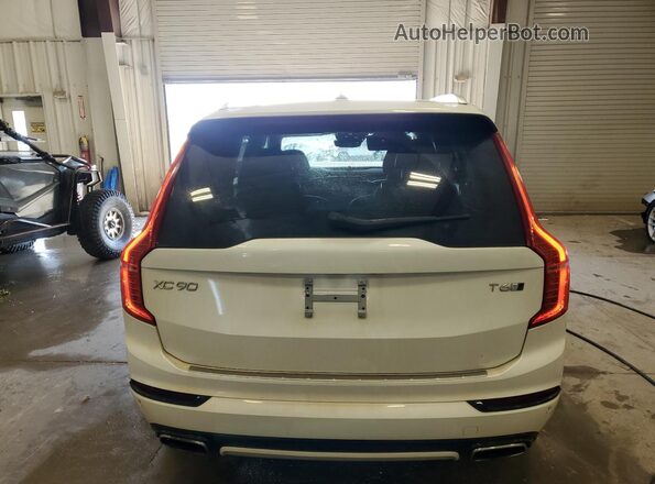 YV4A22PM2G1073259 2016 VOLVO XC90 White Rear view