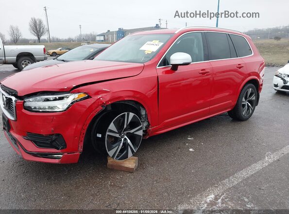 YV4A22PM7K1465632 2019 VOLVO XC90 Red Передня ліва чверть