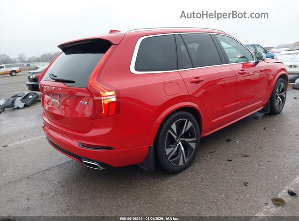 YV4A22PM7K1465632 2019 VOLVO XC90 Red Задня права чверть