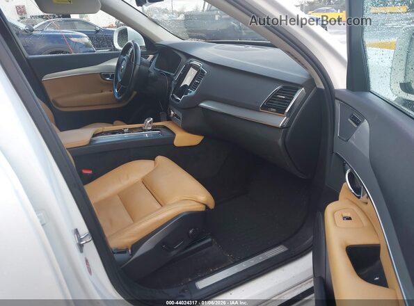 YV4BC0PK8G1090149 2016 VOLVO XC90 HYBRID White წინა სალონის ხედი