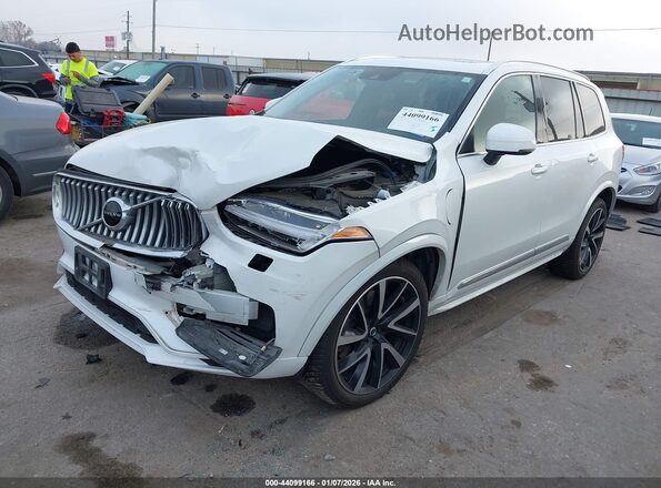 YV4BR0CK0M1717099 2021 VOLVO XC90 RECHARGE PLUG-IN HYBRID White Передня ліва чверть