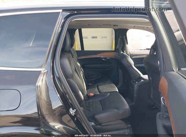YV4BR0CK2M1700496 2021 VOLVO XC90 RECHARGE PLUG-IN HYBRID Black Widok naklejki z numerem VIN