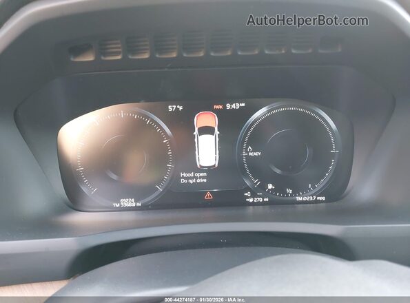 YV4BR0CK2M1700496 2021 VOLVO XC90 RECHARGE PLUG-IN HYBRID Black Widok tylnych siedzeń