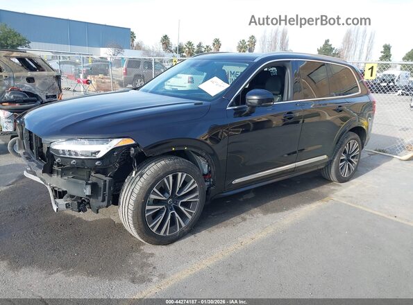 YV4BR0CK2M1700496 2021 VOLVO XC90 RECHARGE PLUG-IN HYBRID Black Przód lewy