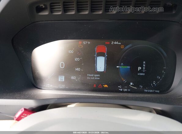 YV4BR0CK4M1716036 2021 VOLVO XC90 RECHARGE PLUG-IN HYBRID Gray Rear seats view
