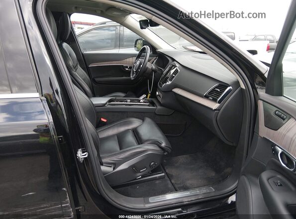 YV4BR0CL9M1682586 2021 VOLVO XC90 RECHARGE PLUG-IN HYBRID Black Widok wnętrza z przodu