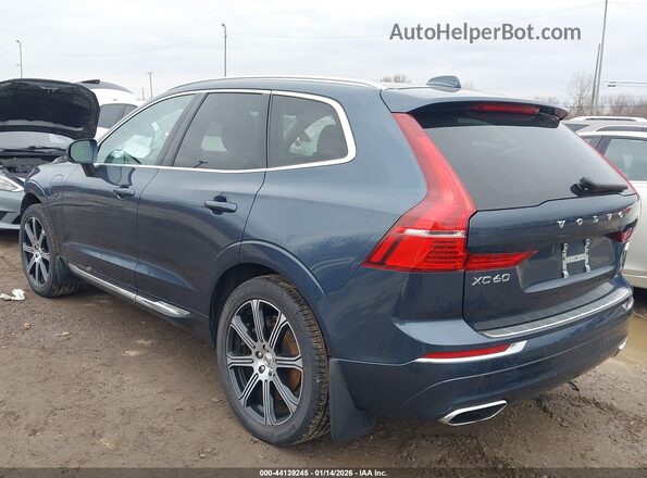 YV4BR0DL2M1675445 2021 VOLVO XC60 RECHARGE PLUG-IN HYBRID Синий Задняя левая четверть