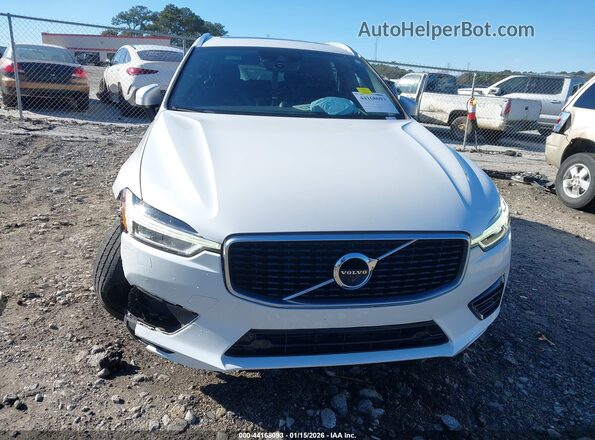 YV4BR0DM4J1003424 2018 VOLVO XC60 HYBRID White Widok zestawu wskaźników