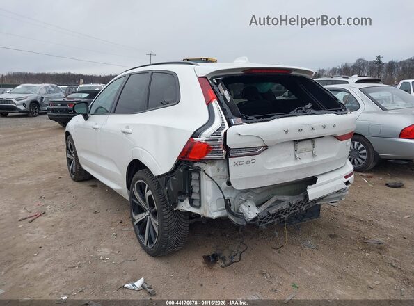 YV4BR0DMXN1946407 2022 VOLVO XC60 RECHARGE PLUG-IN HYBRID White უკანა მარცხენა