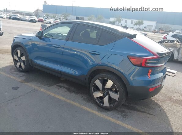 YV4ED3GB9N2000364 2022 VOLVO C40 RECHARGE PURE ELECTRIC Синий Задняя левая четверть