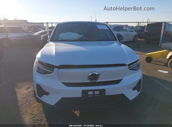 YV4ED3GM4P2032806 2023 VOLVO C40 RECHARGE PURE ELECTRIC White Вид щитка приладів