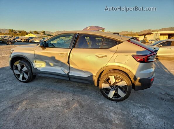YV4ED3GM5P2050439 2023 VOLVO C40 Silver Trasero izquierdo