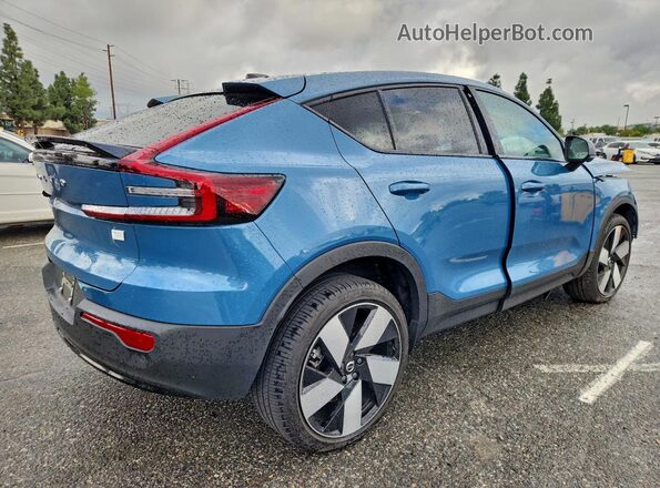 YV4ED3GMXP2039677 2023 VOLVO C40 Blue უკანა მარჯვენა