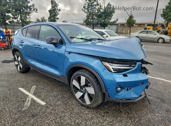 YV4ED3GMXP2039677 2023 VOLVO C40 Blue წინა მარჯვენა