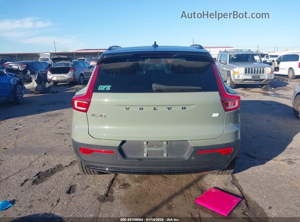 YV4ED3UL2P2106509 2023 VOLVO XC40 RECHARGE PURE ELECTRIC Green 