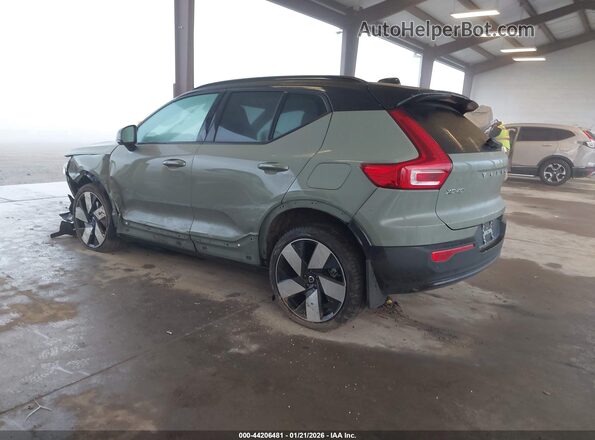 YV4ED3UM0P2082249 2023 VOLVO XC40 RECHARGE PURE ELECTRIC Green Задня ліва чверть