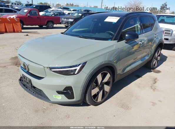 YV4ED3UM2P2086867 2023 VOLVO XC40 RECHARGE PURE ELECTRIC Gray Front left