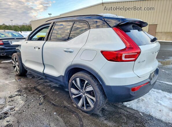 YV4ED3UR1M2578538 2021 VOLVO XC40 White Tył lewy
