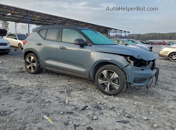 YV4ED3UR4M2534260 2021 VOLVO XC40 Blue Przód prawy
