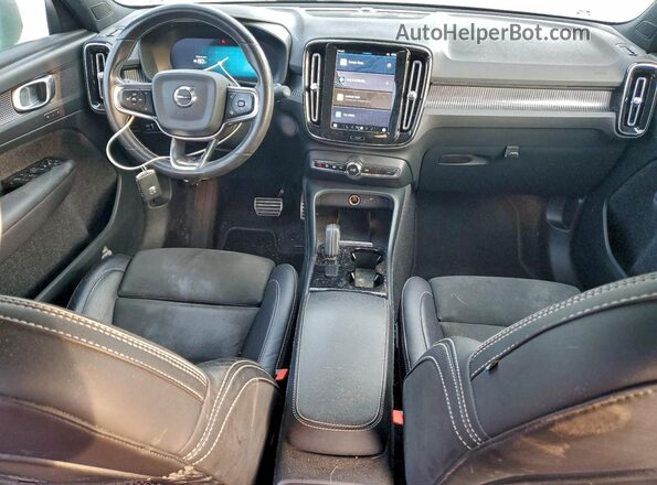 YV4ED3UR4M2534260 2021 VOLVO XC40 Blue Widok deski rozdzielczej