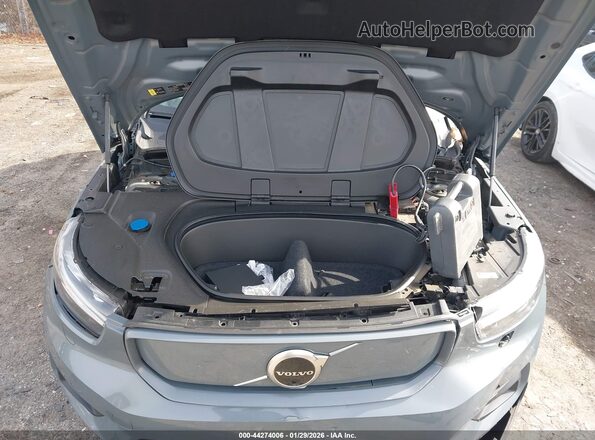 YV4ED3UR5N2652481 2022 VOLVO XC40 RECHARGE PURE ELECTRIC Blue Widok z tyłu