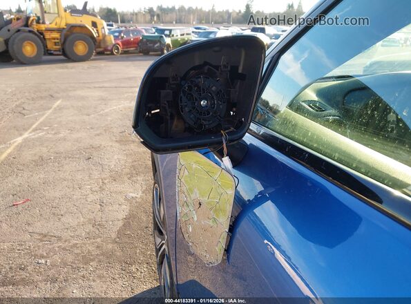 YV4ED3UR7M2525410 2021 VOLVO XC40 RECHARGE PURE ELECTRIC Blue Front view