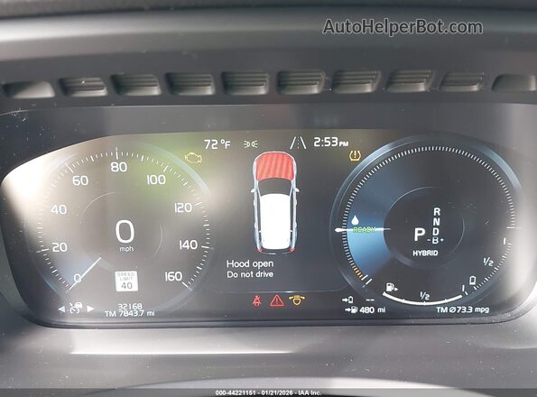 YV4H60CZ7N1847155 2022 VOLVO XC90 RECHARGE PLUG-IN HYBRID Белый Вид задних сидений