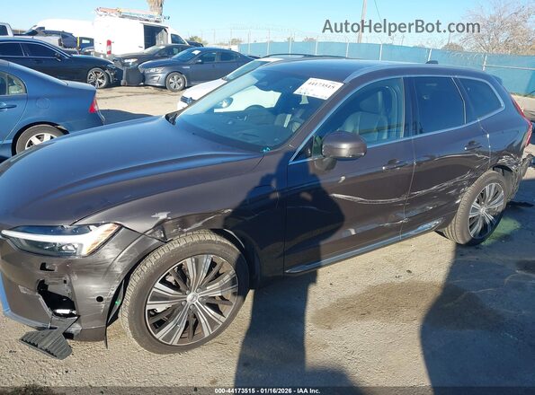 YV4H60DL6N1077203 2022 VOLVO XC60 RECHARGE PLUG-IN HYBRID Gray Դիմացի տեսք