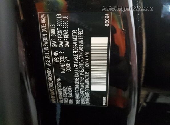 YV4H60PE7S1307744 2025 VOLVO XC90 Black 